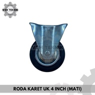 4 Inch Rubber Wheels Dead 4" Flat Wheels Trolley Display Case Dead 4 Inch Trolley Wheels XP TOOL