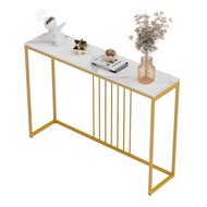 โต๊ะคอนโซล โต๊ะคอนโซลหินอ่อน Console Table for Hallway 100cm/120cm Foyer Table จริง ลายหินอ่อน หิน