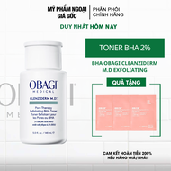 Toner tẩy tế bào chết làm sạch mụn BHA Obagi Clenziderm M.D. Exfoliating 148ml