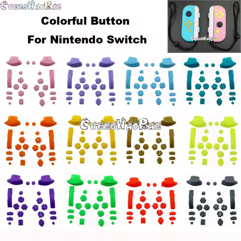 15colors 1x For Switch Joy-con L R ZL ZR Button ABXY D-Pad Button SL SR Buttons For Nintendo Switch 
