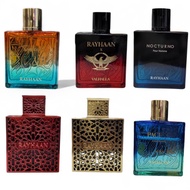 Rayhan Tropical Vibe|Rayhaan Nocturno|Rayhaan Pacific Aura 100ml Perfume