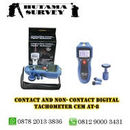 DIGITAL TACHOMETER CEM AT-8 CONTACT AND NON CONTACT CEM AT 8 / CEM AT8