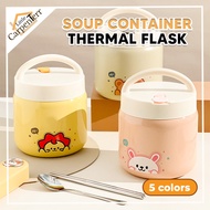 [1200ML]Little Carpenterr Bekas Sup dan Makanan Vacuum Flask Soup Container Thermal Flask Stainless 