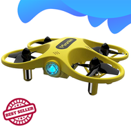 Mirarobot 2.4G 4CH S60 LED Tiny Micro RC Drone Quadcopter RTF with 3D Flip LED Light (Yellow)
