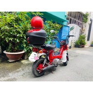 Chaly trunk model E250N installed exactly on genuine Givi vehicle port,