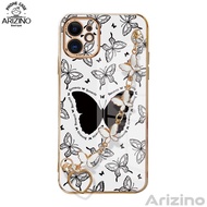 Phone Case VIVO Y03 Y17S Y27 Y36 Y22 Y12 Y20 Y21 Y33S Y15 Y12A Y72 Y11 Y21A Y20A Temperament black butterfly anti-fall TPU silicone mobile phone case