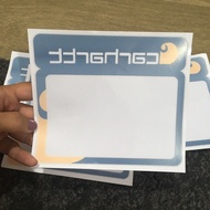 Carhartt Car Roadtax Sticker Cover