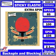 Barna Original Extra Spin Sticky Elastic Table Tennis Rubber Getah Ping Pong Highly elastic, highly 
