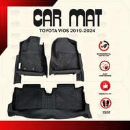 GCAO TOYOTA VIOS 2019-2024 TPE ENVIRONMENTAL CAR MAT (13334)