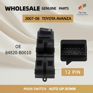 MAIN POWER WINDOW SWTICH 2007-08  TOYOTA AVANZA 84820-B0010
