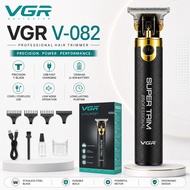 VGR V-082 Zero Adjustable Professional Rechargeable Hair Trimmer Original Zero Gap Beard Trimmer Cor