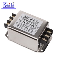 KEILS Power Filter 220V Terminal Block 10A20A30A AC Single Phase CW4L2-20A-R Rail