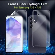 LAYAR Hydrogel Samsung A35 A55 Clear Screen Protector Matte Anti Spy Anti Blue Screen Protector