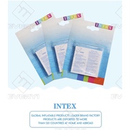 Ready Stock INTEX 59631 6Pcs Repair Patch Repair Kit Self-Adhesive Patch for Swimming Pool Inflatable Air Mattress