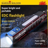 [WARSUN] WARSUN SQ03 Aluminum Alloy Mini Flashlight Rechargeable Outdoor Portable Super Bright Long-