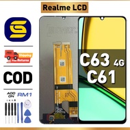 LCD REALME C61 4G/ C63 4G/ Narzo N63 4G/ N61 4G Compatible For Glass Original Touch Screen Digitizer