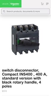 施耐德 Compact INS400 400A 斷路器