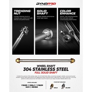 DYNOPRO 304 STEEL RIM SHAFT Y15 Y16 LC135 LCV8 RS150 RSX150 SPORT RIM BATANG SHAFT DEPAN BELAKANG
