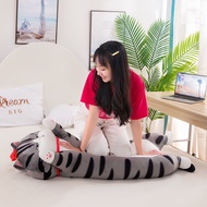 Fat Cat My Royal Cat Pillow Doll Plush Toy Long Bed To Sleep With Leg-Supporting Ragdoll Girls' Gift