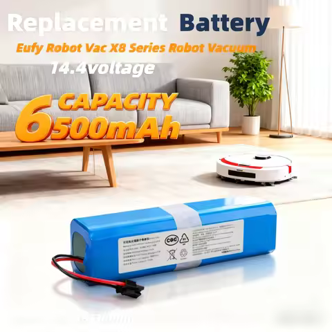 14.4V 5200mAh Replacement Battery Compatible for Eufy RoboVac X8 Series RoboVacX8 PRO Vacuum Cleaner