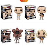 Funko Pop  《Stranger Things》 Eleven Demogorgon Battle Eleven 421# 428# 511# 826# Keychain Vinyl Acti