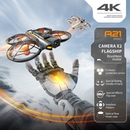 A21PRO Stunt Drone – Big 5.6" Screen Remote, 180° Selfie Camera, 360° Flips & Hover Mode – Perfect f