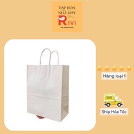 Kraft Paper Bag With High Quality Twisted Strap For Gift, Food, Environmental Protection Paper Bag