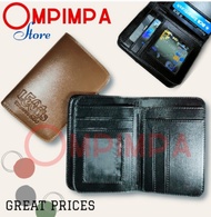 Dompet Kulit 3/4 / Dompet Kulit Pria / Dompet Koin / Dompet Cowok - OMPIMPA Store