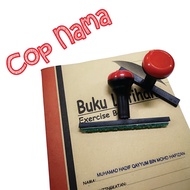 Cop Nama Untuk Kegunaan Pelajar, Cop Nama Buku, Cop Buku Nama Buku Sekolah, Name Stamp, Stamp Nama P