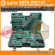 SATA 09014A 128pc Mechanic Hand Tools Set, DR.1/4″ + 3/8″ + 1/2″ Socket Set (mm) SATA Hand Tools SAT