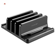 Vaydeer Laptop Stand Vertical Computer Stand Vertical Desktop Stand Space-Saving Desktop Storage Rac