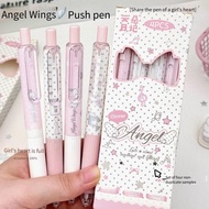 4 Gel Pens Press Gel Pens Bow Black Pens