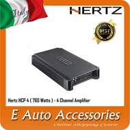 Hertz HCP 4 4-channel car amplifier — 50 watts RMS x 4