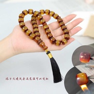 Wenwan Turn Red Two-Color 33 Muslim Rosary Beads Tassel Bracelet Middle East Men Women Beads Beads