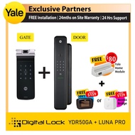 YALE YDR50GA Smart Gate Lock + Yale Luna Pro
