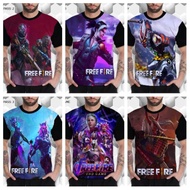 3D BOYS' FREEFIRE T-SHIRT FREE FIRE CLOTHES 3D CUSTOME SQUAD T-SHIRT