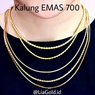 ready stok Kalung EMAS Asli Kadar 700 / 16K ( TOKO MAS LIA GOLD BEKASI