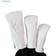 EXPEN Golf Wood Cover, PU Leather Waterproof Golf Headcover, Golf Accessories Dustfroof Hybrid 2 Col