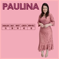☺ ♞,♘melody  Fashion OLD ROSE DRESS COLLECTION XL wedding ninang dress formal dress plus size dress
