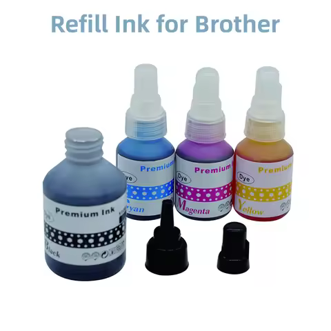 4 Colors BT6000 BT5000 Refill Ink for Brother Inkjet Printer DCP-T300 DCP T300 500W 700W MFC-T800W M