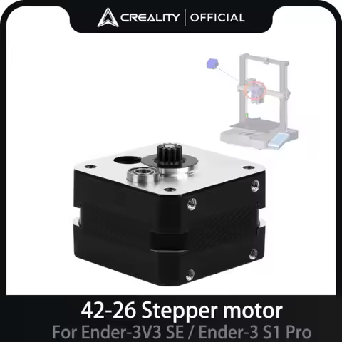 Creality Official 42-26 Stepper Motor for Ender-3V3 SE/Ender-5 S1 0.84A 1.8 Degree L4 Pressure Gear 
