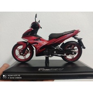 1:12 Yamaha Y15ZR MX King Merah 2022 Custom Replika Diecast Model Alloy