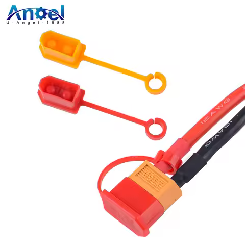 5 /10 pcs Red Orange XT60 Plug Terminal Insulated Protective Cover Caps Case Suitable for Rc Lipo Ba