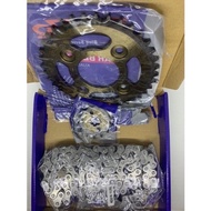 Rear Gear Gear Set Chain Package Honda Supra Fit New 14T 38T 428 108L Supra X125 Supra Fit New 125 F