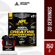 NPL 100% Creatine Monohydrate Mikronisasi Kreatin Tulen Halal (150g/500g)