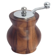 [jwerlyday]Pepper Grinder Manual with Handle Refillable Spice Mill Adjustable Coarseness Pepper Grin