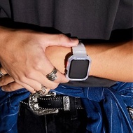 Apple Watch 44/45/49mm Shokku 街頭款矽膠錶帶-霧白
