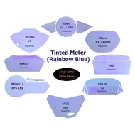 Tinted Meter Rainbow (Blue) EX5 / WAVE CX ALPHA / DASH V2 - 125FI / RS150 v1 - v2 / VARIO / VF3I 185