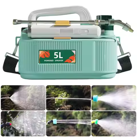 5L Electric Garden Sprayer USB Rechargeable Handheld Plant Sprinkler Battery Powered Garden Irrigati