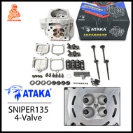 Honda Racing Cylinder Head Assy Set 4 Valve For Wave125 XRM125 21/24 22/25MM Original Cylinder Head